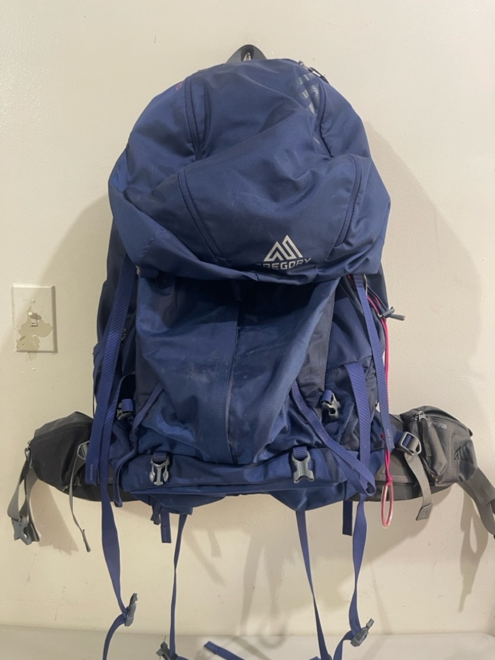 VGC Gregory DEVA 70L WOMENS SMALL Blue Hiking Backpack MSRP $369